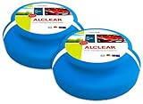 ALCLEAR 5713050M_2 Handpolierschwamm 2er Set,Polierschwamm Auto für Lackpflege & Versiegelung, weiches Pad zum Auftragen von Politur & Wachs, lackschonend, waschbar & wiederverwendbar, Made in Germany