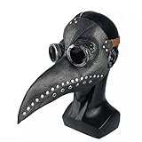 FUXHBFB Schnabelmaske Halloween Mittelalter Pest Maske...
