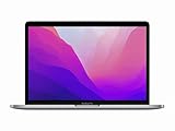 Apple 2022 MacBook Pro Laptop mit M2 Chip: 13' Retina Display, 16 GB RAM, 256 GB SSD ​​​​​​​Speicher, Touch Bar, beleuchtete Tastatur, FaceTime HD Kamera; Space Grau ​​​​​​​