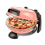 Pizzaofen G3Ferrari G1017715 Delizia Anniversary Coral Passion - Special Edition mit Wende-Pizzastein, Pizzawender und - Cutter, Koralle
