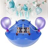 Luftballonpumpe Elektrisch, 1200w Elektrische Ballonpumpe Timer Inflator mit Einstellung der Ballonkapazität, Intelligenter Elektrische Ballonpumpe