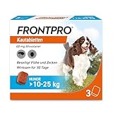 FRONTPRO Hund L - Kautablette gegen Zecken & Flöhe (Hunde...