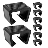 WESIEVYA Sofa Clips 8 Stück für Gartenmöbel mit Extra Starken Verbindern Geeignet für Rattan Loungemöbel und Polyrattan Terrassenmöbel