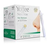 Original Yoffee Nose Wax Kit - Nose Hair Removal Set - Männer und Frauen - Nasenhaarentferner - Bio Bienenwachs - Nasenwachs Set mit 10 recyclebaren Applikatoren - Parabenfrei - 60g - Made in Spain