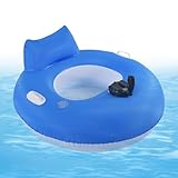 Motorisierte Schwimmhilfe - Aufblasbare Schwimminsel Zum Entspannen,Tragbare Liegematte Für Sommernutzung Am See Fluss Zum Schwimmen Und Sonnenbaden