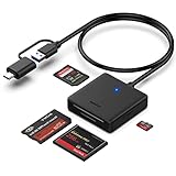 Speicherkartenleser, BENFEI 4 in 1 USB USB-C auf SD Micro SD...