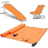 Fitness Handtuch Fitnessstudio - Mikrofaser Kompakt und Schnelltrocknend Sporthandtuch Set mit Tasche (120 x 50cm + 80 x 40cm ) für Gym Sport Laufen Reise Camping Schwimmen