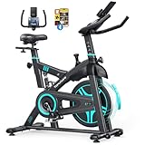 [2025 Aktualisierte]Heimtrainer Fahrrad mit APP, 0-100%...