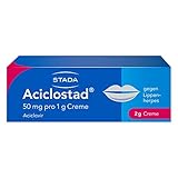 Aciclostad Creme gegen Lippenherpes – Lippencreme zur lindernden Behandlung bei wiederkehrenden Herpesinfektionen mit Bläschenbildung – ab den ersten Symptomen – 12 x 2 g