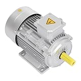 Elektromotor Drehstrom, 230/400V 4KW Drehstrommotor aus Metall, Dreiphasige-Motor Wellendurchmesser 28mm Asynchronmotor IP55 Schutzklasse