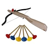 KS Stephan Armbrust @ -1, einzeln + 6 Pfeile, Holz, Beidh??ndig, Armbrust-Zielspiel