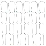 PAMINGONO 32 Stück Elektrische Lockenwickler Clips aus Edelstahl U-förmig Vielseitig Kompatibel Ersatzclips für Lockenwickler und Heizstäbe Sicherer Halt für Langes Haar