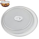 3-teiliges Spritzschutz-Set für Pfannen – Multifunktionale Edelstahl-Schutzdeckel zum Verhindern von Öl- und Wasserspritzern, in den Größen 33 cm, 29 cm und 25 cm