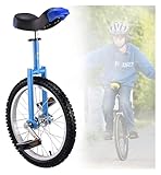 SFQEVHRZ Einrad, 18-Zoll-Einrad for Kinder, rutschfeste Räder, Mountainbike-Reifen, selbstbalancierendes Laufrad(Blu)
