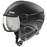 Uvex Unisex, Skihelm, Black Mat, 56-58 Cm