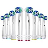 Ersatzbürstenköpfe für Oral B, 8 Pack elektrische Zahnbürstenköpfe für Oral B Braun, Classic Precision Clean Bürstenköpfe Fit Professional Care, Vitality Pro Smart Genius Series und mehr…