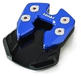 TLTGBAM Verlängerungspolster Stützplatte Für Y&amaha NMAX 155 N-MAX 155 125 NMAX NVX 125 Kickstand Fuß Seitenständer Vergrößerungsplatte Stützverlängerungspolster(2)