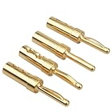 Ldabrye HiFi Ofc Messing Bananen Stecker Für Den Superiors Sound In HiFi Hör Und Moive Setups 4pcs
