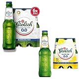 Grolsch Mix Alkoholfrei 12 x 0,3l – Erfrischender Genuss aus Pilsner 0,0% und Radler 0,0%- Inkl. Haus der Biere Berlin Bierdeckel