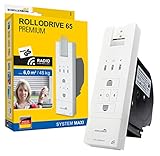 Schellenberg 22728 Elektrischer Rolladen Gurtwickler RolloDrive 65 Premium, Funkgurtwickler für Smart-Home, bis 6 m² Fläche, 45 kg Zugkraft, inkl. Netzstecker