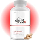 VAUD® Testosteron Booster | Potenzmittel extra stark für Männer Sofortwirkung für Energie, Libido & Muskelfunktion | 60 Kapseln | Hergestellt in der Schweiz | Mit KSM-66 Ashwagandha, Tribulus & Zink