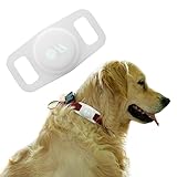 Case-Mate Halterung für Apple Air-Tags Hundehalsband [Kratzfeste Haustierhalsband Hülle | Air-Tag Hundehalsband leuchtend |Schützende Air-Tag Hülle Hund] - Transparent/Im Dunkeln Leuchtend