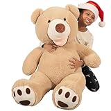 bananair - Riesen Teddy groß 130 cm, in Frankreich Hergestellt, CE-Zertifizierung, Sehr Weich und Flauschig, Teddybär XXL für Geburtstage und andere Feiern