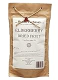 Health Embassy Holunderbeer Früchte Kräutertee | Sambucus Nigra L | Elderberry Dried Fruit Tea 100g