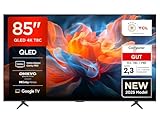 TCL 85T8C 85 Zoll QLED 4K HDR Ultra HD Fernseher, Smart TV...