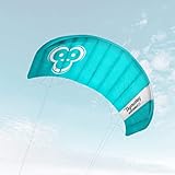 Skymonkey Windtrainer 2.3 Trainer-Kite/Lenkmatte 4-Leiner (inkl. Trainerbar) Ready 2 Fly- 230 cm [Petrol]