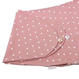 HOBEA-Germany Stillkissenbezug für Stillkissen 190cm Designs (Herzen Altrosa)