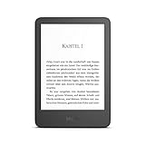 Der neue Kindle (2022) – Der bisher leichteste und kompakteste Kindle, jetzt mit hochauflösendem 6-Zoll-Display mit 300 ppi und doppelter Speicherkapazität | Mit Werbung | Schwarz + Kindle Unlimited