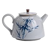 Handbemalte Kräuter-Teekanne, Retro-Teekanne, chinesische Teekanne für einfaches Aufbrühen von Tee, handgefertigter Teebereiter für Teezeremonie, lose Blätter, mit leichtem Luxus-Design,