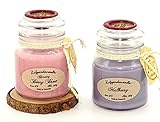 Lilygardencandles Duftkerzen im Set Beerenstrauch, 2 TLG, 100% Sojawachs, herbstliche Düfte