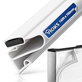 VIOKS Dichtung Kühlschrank Set 1300x700mm Weiß zum Selbstanfertigen - Dichtung Kühlschranktür Türgummi für Kühlschrank - Dichtungsgummi mit Magnetband für Kühlschrank und Kühl-Gefrierkombination