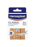 Hansaplast Classic Pflaster (2 m x 6 cm), zuschneidbare...