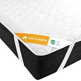 Matratzenschoner 100x200 cm - Matratzenauflage für Matratzen bis 30cm - Bei 60°C waschbar & Öko-Tex Zertifiziert für mehr Hygiene im Bett - Unterbett als Schutz für Boxspringbett & Topper