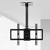 Höhenverstellbare Decken-TV-Halterung, voll bewegliche TV-Deckenhalterung, for 45-80 Zoll große TV-Schwenk- und Neigehalterungen(1000-2000mm)