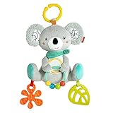 Fehn Spielzeug Baby Koala - Motorikspielzeug mit Befestigungsring - Spieltier mit Greif Elementen - Babyspielzeug zum Beißen, Greifen & Entdecken - Kuscheltier für Babys und Kleinkinder ab 3+ Monaten