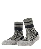 FALKE Damen Cosyshoe Herringbone W HP Schurwolle Rutschhemmende Noppen 1 Paar Hausschuh-Socken, Schwarz Black 3000, 37-38