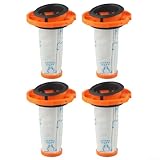 Waschbarer Staubsaugerfilter, kompatibel mit XForce ForFlex für Besen-Modelle 12, 60, 13, 60, 14, 80, 16, 60, Ersatz-HEPA-Filter-Set, 2 oder 4 Stück (4 Stück)