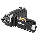 Zopsc Camcorder Camcorder Full HD 1080P Farbdisplay Vlogging Kamera mit 16X Digitalzoom für Youtube, Reisen, Vlog