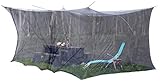 infactory Mückennetz: XXL-Moskitonetz, Innen & Außen, 300 x 500 x 250 cm, 220 Mesh, schwarz (Moskitonetz Outdoor XXL, Moskitozelt XXL, Mückengitter)