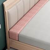 Bettbrücke Matratze Extender Füllstoff Zwischen Bett und Wand, Rechteck Kopfteilspaltabdeckung für Twin/Full/Kingsize -Bett, Mehrzweck-Bettbrückenkissen mit Reißverschluss ( Color : Pink , Size : 120x