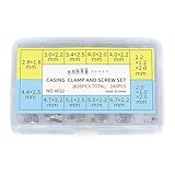 Watch Crown Parts, Metal Watch Case Clamp Adapter, Portable Watch Repairing Washer, Watch Housing Movement Fixing Screw, Watch Repair Tools, Watch Crown Repair Kit, Watch Case Clamp,