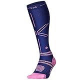 STOX Energy Socks, Sportsocken Damen, Kompressionklasse 23-32 mmHg, Gepolsterte Ferse, Kompressionsstrümpfe, Sock, Sport Kompressionssocken, Stützstrümpfe, Thrombosestrümpfe, Kompression Kniestrümpfe