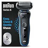 Braun Series 5 Elektrorasierer, EasyClean Rasierer Herren,...