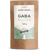 GABA Pulver Vegan | 500 g Beutel plastikfrei | 100% reine Aminosäure | Gamma-Amino-Buttersäure | ohne Zusätze | laborgeprüft |
