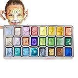 glitzermalerei-Set paint palette ad - paint palette ad - set malkasten mit 24 farben - fein gemahlenes handwerksmalerei-Set für Künstler prof