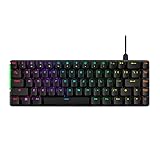 ASUS ROG Falchion Ace 65% RGB Gaming Mechanische Tastatur, Lubed ROG NX Red Switches & Switch Stabilisatoren, schalldämpfender Schaumstoff, PBT-Tastenkappen, verdrahtet mit KVM, drei Winkeln,